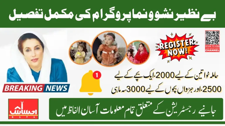 Benazir Nashonuma Program 2025 To Provide Health And Aid For Mothers And Children