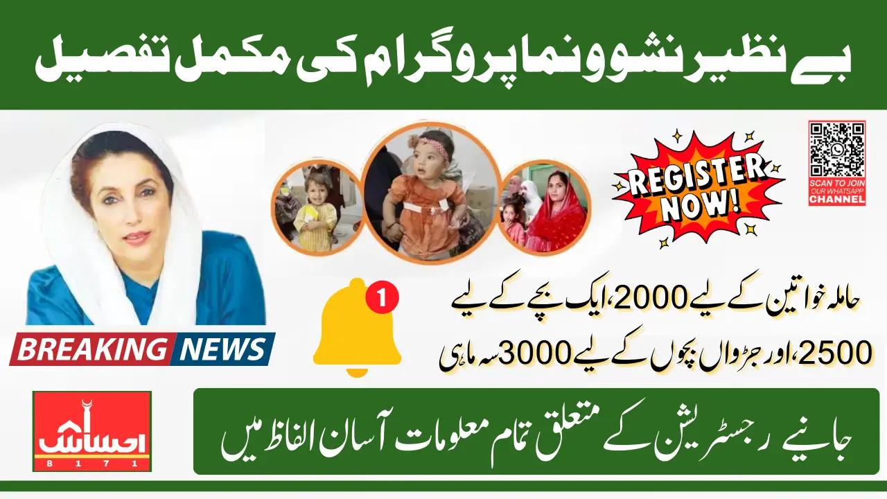 Benazir Nashonuma Program 2025 To Provide Health And Aid For Mothers And Children
